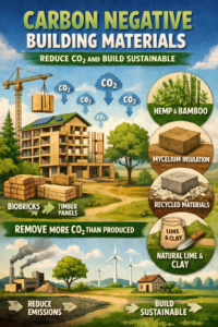 carbon negative building materials