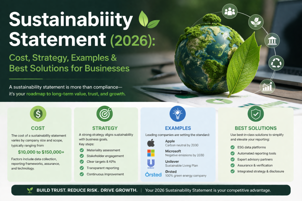 sustainability statement